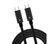PLCPDM USB C Cable For Bidirectional 80Gbps Data Transfer Rate 240W Charging 16K/Double 8K Video Portable Designs