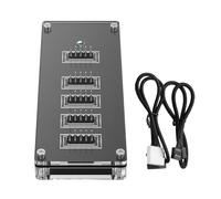 PLCPDM USB HUBs Splitter USB2.0 9Pin To 4 HUBs Adapter Risers Motherboards Header Connectors 1 To 4 Extension Stable Power Supply Adapter