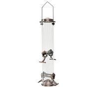 PLCPDM Wild Bird Feeder Tube Metal Steel Hanger for Garden Yard Outdoor Feeding Ports is not Included
