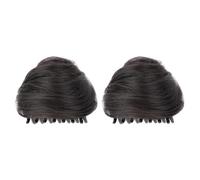PLCPDM Women Buns Dancer Hair Cosplay Cat Ears Hairstyle Black Brown Women Headwear Ballet Dance Cosplay Accessory