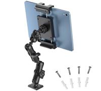 PLDHPRO iPad Holder for Car Tablet Holder for Car/Truck Dashboard/Wall/Desk Drill Base, 360° Rotating Arm Tablet Wall Mount for 5.5"-14.6" iPad Pro Air Mini, iPhone, Galaxy Tab