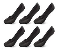 Pleasande Womens No Show Thin Socks Cotton Nylon Low Cut Liner Socks Non Slip hidden Invisible Socks for Flats Boat Sneaker 4-6 pack
