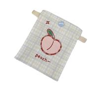 Pleasant Fruit Needlecraft Small Planner Bag for Cash Layouts Makeup Addons Compact Transportable Plan Fruit Plan Wallet