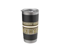 Pleasant Grove Hawks Horizontal Stripes Stainless Steel Insulated Tumbler