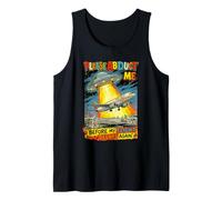 Please Abduct Me Funny Airport Exchange Flight Delay Tank Top