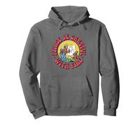 Please Be Careful With Fire Smokey Bear Vintage Sketch Pullover Hoodie