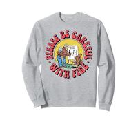 Please Be Careful With Fire Smokey Bear Vintage Sketch Sweatshirt