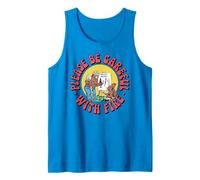 Please Be Careful with Fire Smokey Bear Vintage Sketch Tank Top