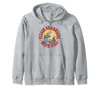 Please Be Careful With Fire Smokey Bear Vintage Sketch Zip Hoodie