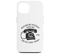 Please Be Patient from the 1900s Vintage Telephone Dial Case for iPhone 13