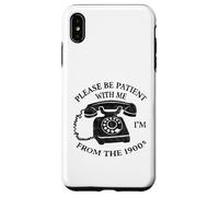 Please Be Patient from the 1900s Vintage Telephone Dial Case for iPhone XS Max