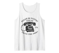 Please Be Patient from the 1900s Vintage Telephone Dial Tank Top