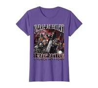 Please Be Patient I Have Autism Funny Hard Skeleton Meme T-Shirt