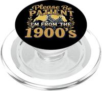 Please Be Patient I’m From the 1900s Funny Old Miner PopSockets PopGrip for MagSafe