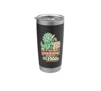 Please Be Patient I'm from The 1900s. Dinosaur Computer Stainless Steel Insulated Tumbler