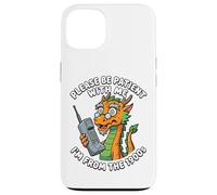 Please Be Patient I'm From The 1900s Funny Dragon Men Women Case for iPhone 13