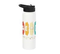 Please Be Patient I'm from The 1900s Retro Tech Devices Stainless Steel Insulated Water Bottle