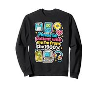 Please Be Patient With Me 1900s Retro 90s Boomer Mom Women Sweatshirt