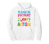 Please Be Patient With Me I Have Autism Vintage Pullover Hoodie