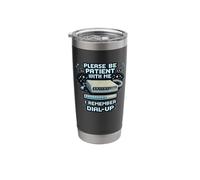 Please Be Patient with Me I Remember Dial Up Retro Tech Stainless Steel Insulated Tumbler