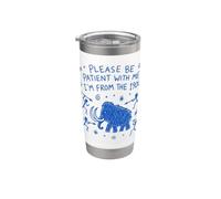 Please Be Patient with Me I'm from The 1900s Doodle Stainless Steel Insulated Tumbler