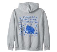 Please Be Patient With Me I'm From The 1900s Doodle Zip Hoodie
