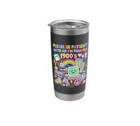Please Be Patient with Me I'm from The 1900s Funny Vintage Stainless Steel Insulated Tumbler