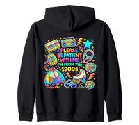 Please Be Patient With Me I'm From The 1900s Funny Vintage Zip Hoodie