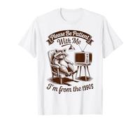 Please Be Patient With Me I'm From The 1900s Raccoon Vintage T-Shirt