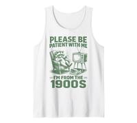 Please Be Patient With Me I'm From The 1900s Raccoon Vintage Tank Top