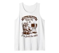 Please Be Patient With Me I'm From The 1900s Raccoon Vintage Tank Top