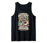 Please Be Patient with Me I'm from The 1900s Retro Boombox Tank Top