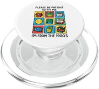 Please Be Patient With Me I'm From The 1900s Vintage 90s PopSockets PopGrip for MagSafe