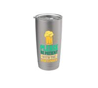 Please Be Patient with the Bartender - Waitress Bartending Stainless Steel Insulated Tumbler