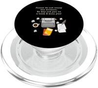 Please Do Not Annoy The Writer Novelist Author Typewriter PopSockets PopGrip for MagSafe