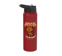 Please Do Not Disturb School Exam Learning Stainless Steel Insulated Water Bottle