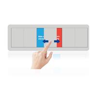 Please Do Not Disturb Sign Office, Office Door Sign with Sliding Function, Acrylic Adhesive Sign Door Signs, 6 Options Please Do Not Disturb, In A Meeting, Come In and Much More, for Office Home