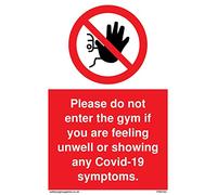 Please do not enter the gym if you are feeling unwell or showing any Covid-19 symptoms.