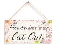 Please Do Not Let the Cat Out Sign, Cat Notice