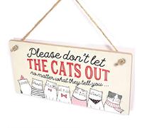 Please Don’t Let the Cats Out Sign, Cat Line-Up Notice