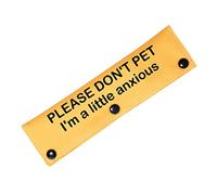 Please Don’t Pet I'm a Little Anxious Dog Leash Wrap Anxious Dogs Leash Sleeve (I'm a Little Anxious-D)
