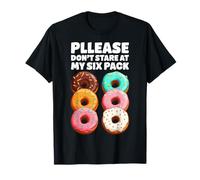Please Don’t Stare at My Six Pack Donut Lover Workout Gifts T-Shirt