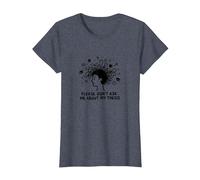 Please Don't Ask Me About My Thesis Grad Student Humor T-Shirt, Women, Heather Blue, L