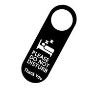 Please Don't Disturb The Sign - Double Sided Acting Encounter Sign Acrylic | Quiet Work Service For Focused Spaces | Clear Meeting Sign