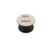 Please Don't Dump Me - Cute Bao Bun Dumpling Pun PopSockets Adhesive PopGrip