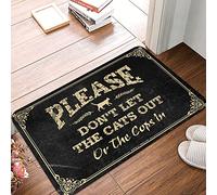 Please Don't Let The Cats Out Or The Cops In Mat - Funny Things Beach