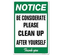 Please Don't Litter Help Keep Your Community Clean Sign, 12x16 Inch, Aluminum Sign