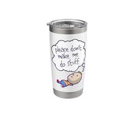 Please Don't Make Me Do Stuff Stainless Steel Insulated Tumbler