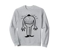 Please Don't Make Me Look - Funny Fear of Heights Sweatshirt