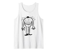 Please Don't Make Me Look - Funny Fear of Heights Tank Top
